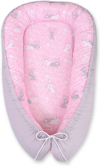 Bobono Βρεφικό Μαξιλάρι Φωλιά Pink, Gray