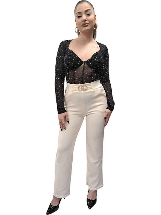 Schwarzer transparenter Body mit Strasssteinen Schwarz Schwarzer transparenter Body mit Strasssteinen Schwarz