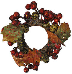 Sinialo Christmas Wreath with Diameter 17cm