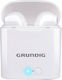 Grundig In-ear Bluetooth Handsfree Ακουστικά με Θήκη Φόρτισης Λευκά