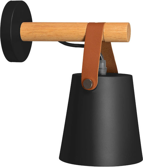 Toolight Leuchte Wand mit Fassung E27 Schwarz
