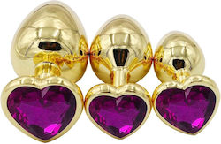 SMD Analyzer Triple Πρωκτικές Σφήνες Σετ Gold / Purple Heart 3τμχ SMD Analyzer Triple Πρωκτικές Σφήνες Σετ Gold / Purple Heart 3τμχ