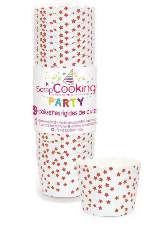 Scrap Cooking Φόρμα Ζαχαροπλαστικής για Cupcakes/Muffins 25τμχ
