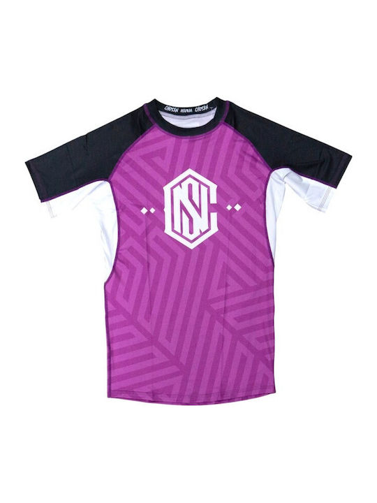 Chosen Bărbați Cu mânecă scurtă Tricou CHRS138 pentru Jiu-Jitsu Violet Chosen Bărbați Cu mânecă scurtă Tricou CHRS138 pentru Jiu-Jitsu Violet