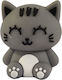 I-total Γομολάστιχα Xl1804l 3d Eraser Pvc Grey Cat 3.2x3.8x3cm