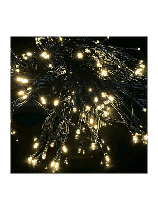 Λαμπάκια LED 30μ. Λευκά Μπαταρίας σε Σειρά
