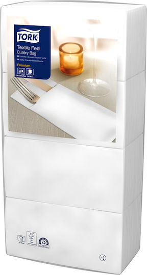 Χαρτοπετσέτα Φάκελος Λευκή 39x39cm 6x200τεμ Tork Linstyle Airlaid 15660