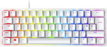 Razer Huntsman Mini Gaming Tastatură Mecanică 60% cu Razer Linear comutatoare și iluminare RGB (Română) Alb