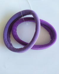 Hair Scrunchies Set Various Colors Purple
