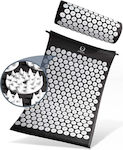 Premium Black White Acupressure Mat Pillow