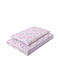 Bobono Set Kids Duvet Cover Single with Pillowcase Purple 140x200cm