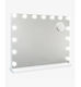 Flamingueo Makeup Mirror Wall with Light 12x12cm White