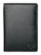 Leather Men's Wallet Cards Black