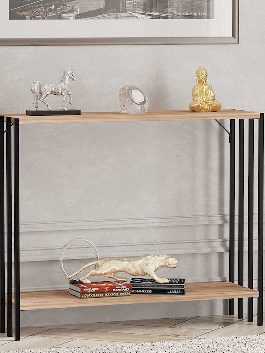 Verona Konsole Pine-black L90xB26xH74cm