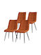 Stühle Speisesaal Orange 4Stück