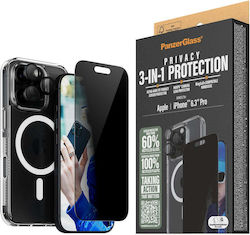 PanzerGlass Privacy Tempered Glass (iPhone 17 / 17 Pro / 16 Pro)