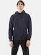 Sweatshirt with Hood Navy Blue