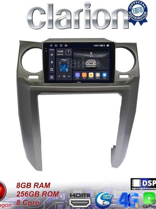 Clarion Ηχοσύστημα Αυτοκινήτου για Land Rover Discovery 2004 > 2009 (Bluetooth/USB/WiFi/GPS/Apple-Carplay/Android-Auto)