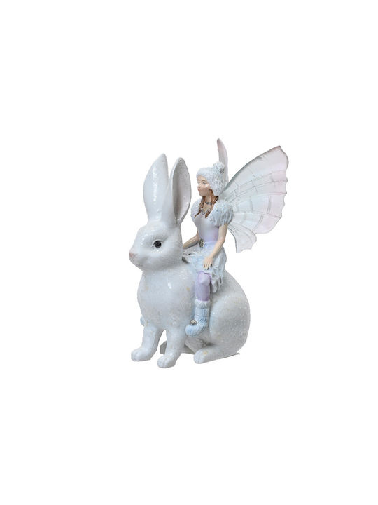 Kaemingk Weihnachtliche Dekorationsfigur Elf-Hase Polyresin – 12cm Kaemingk