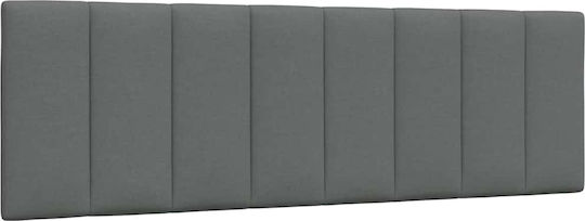 vidaXL Fabric Back Cushion for Bed Headboard Dark Gray 160x45cm