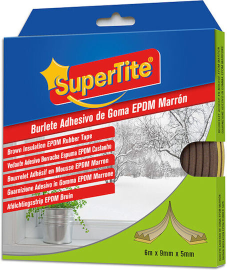 Supertite Μονωτική Ταινία 9mm x 6m Καφέ