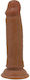 Pretty Love Quentin Brown Ρεαλιστικό Dildo με Βεντούζα Καφέ 18cm