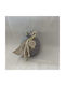 de birou Amulet Rodie Grey Gold Boho Ceramic 11x12cm 1buc