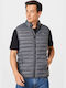 Blend Sleeveless Jacket Gray