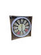 Wanduhr Kunststoff Weiß Ø26cm
