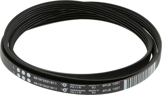 Ιμάντας Ραβδωτός Πλυντηρίου Ρούχων Whirlpool Original 1207 4pje