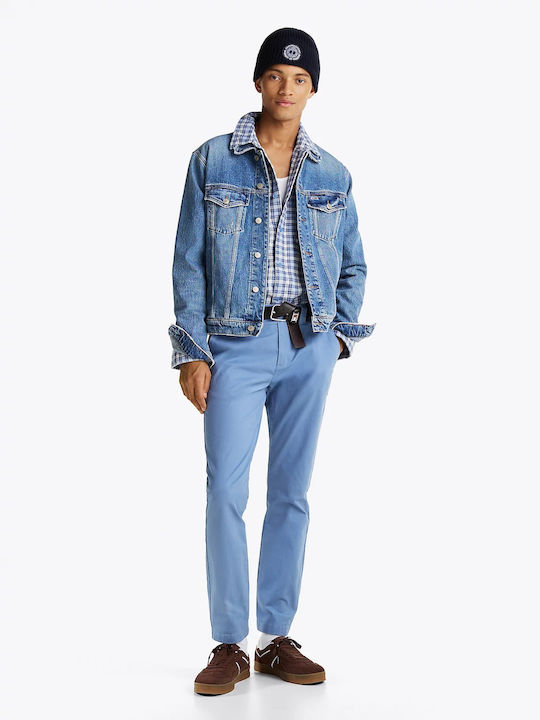 Tommy Hilfiger Trousers Chino Elastic Ciel