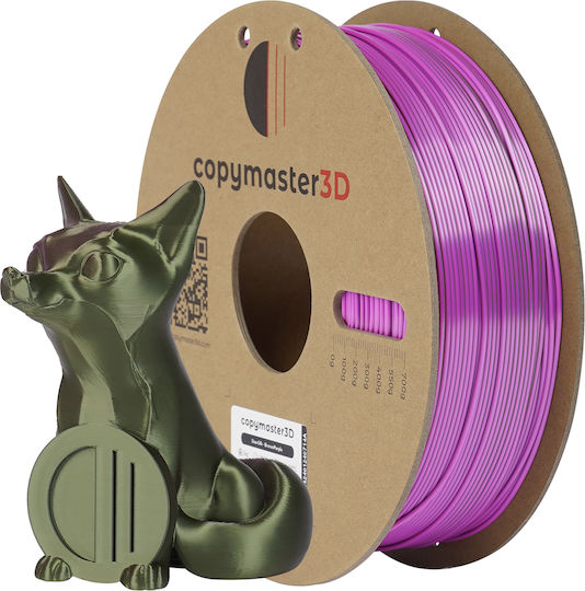 Copymaster3D Filament Pentru Imprimante 3D PLA 1.75mm Bronz / Violet 1kg 1 Bucată Bobină