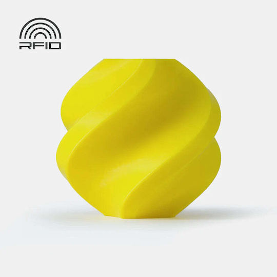 Bambu Lab PLA 3D Printer Filament 1.75mm Yellow 1kg 1pc Refill