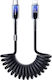 Joyroom Series Spiral USB-C to Lightning Cable 30W Μαύρο 1.5m