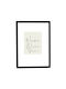 Wooden Wall-Mounted Photo Frame With Black Frame