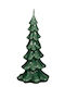 MSA Christmas Green Candle 21x9.5cm