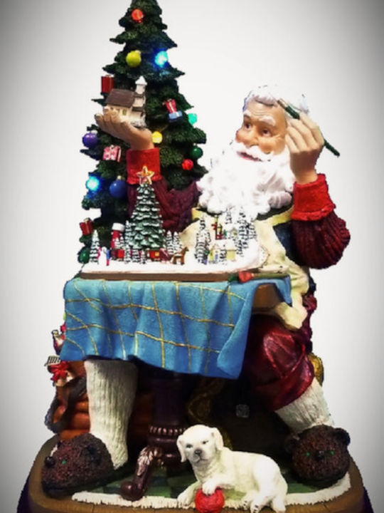 Illuminated Decorative Figurine with Music & Movement