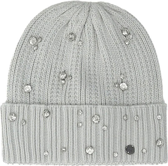 Beanie Frauen Beanie Gestrickt in Gray Farbe