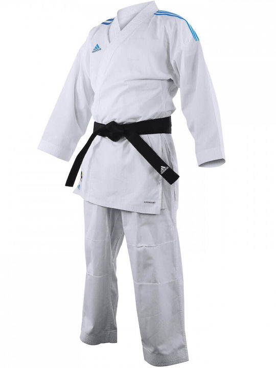 adidas K220 DNA Adults / Kids Karate Uniform White/Blue