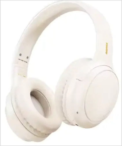 Remax RB-605HB Fără fir Bluetooth On Ear Căști cu 12 ore de Funcționare Bej