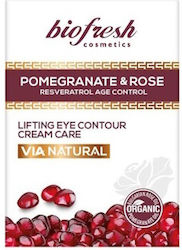 Bio Fresh Via Natural Rodie și Trandafir Cremă de Ochi 25ml