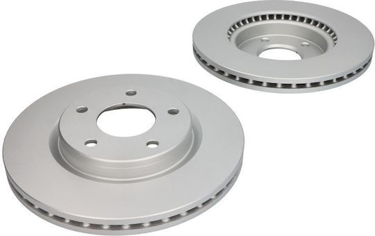 Ferodo Ventilated Brake Disc Set Front Right Left Nissan Juke Pulsar Sentra Vii Tiida 1.2 1.5d 1.6 279mm 5 Holes 68mm 24mm Thickness