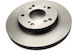 Front Brake Disc Right Left Trw Automotive Acura Rsx Honda Civic Vii Viii Cr-z Integra Stream 262mm 21mm 5 Holes 114.3mm