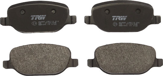Set Plăcuțe De Frână Spate Disc Lancia Teză 2.0-3.2 07.02-07.09 Înălțime 50mm Lățime 116.6mm Grosime 17.8mm