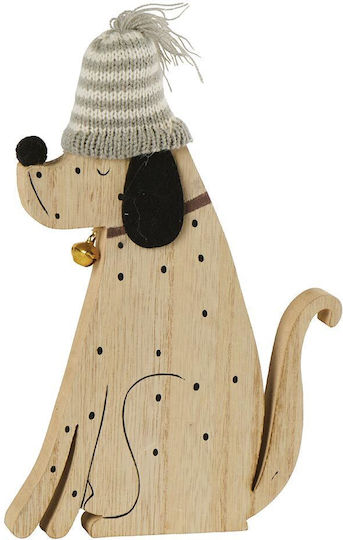 Country Casa Dekorativ Hund aus Holz 24x2x15.5cm 1Stück