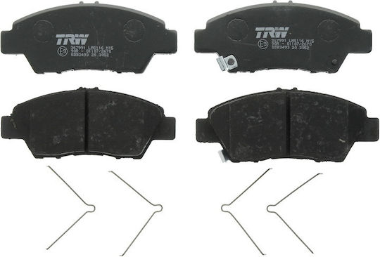 Set Plăcuțe de Frână Față Trw Auto Honda City Jazz Iii 1.2-1.4alk 07.08 Înălțime 56.4mm Lățime 136.5mm Grosime 16.0mm