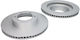 Ventilated Brake Disc Set Front Ferodo 338mm 28mm 6 Holes Lexus Gx Toyota Hilux Land Cruiser Prado 08.00 Right Left