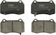 Set Plăcuțe De Frână Disc Față Trw Nissan 350z 3.5 09.02-12.09 Înălțime 73.7mm Lățime 120.0mm Grosime 15.2mm Senzor Uzură Da