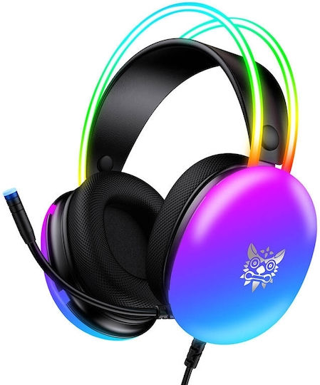 Onikuma X25 Over Ear Gaming Headset με σύνδεση 3.5mm / USB