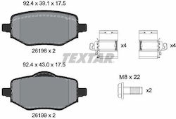 Textar Disc Brake Pad Set Textar Disc Brake Pad Set
